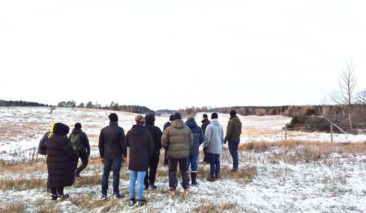 LRF Finspång träffar kommunen hos Mats Melvinger, Melby gård.