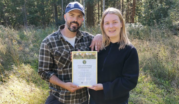 Årets nötköttsföretagare 2025 i Västernorrland: Johan Rudin och Anna Lans