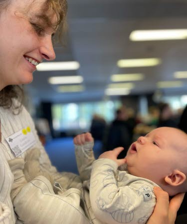 Förtroendevald som deltar med nästa generations LRF-medlem