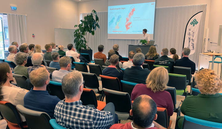 Deltagare på LRF Östergötlands förtroendemannaträff 13 maj 2025 på Vreta Kluster.