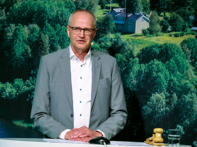Palle Borgström, LRFs förbundsordförande inledde stämman.