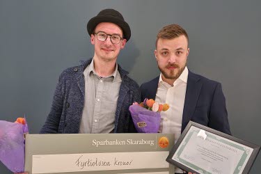 Utmärkelser, Victor Daggberg och Kolja Schallenberg vid Skaraborgs Musikal- och Filmakademi