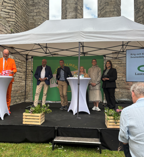 Palle Borgström på seminarium om krisberedskap i Almedalen 2025