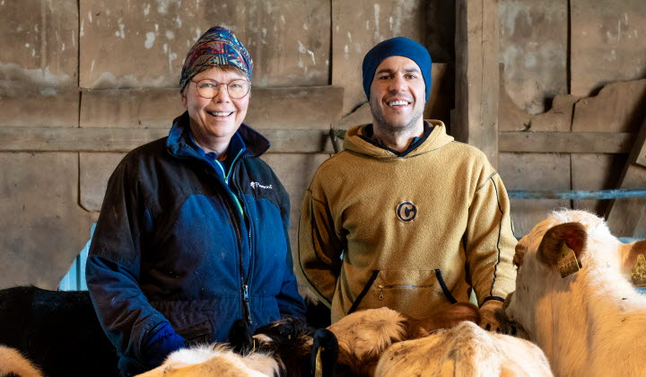 Gabriella Lönngren och Ali Al-Sammarraie