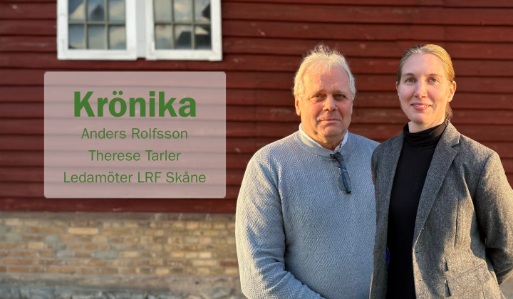 Krönikabild Anders Rolfsson och Therese Tarler