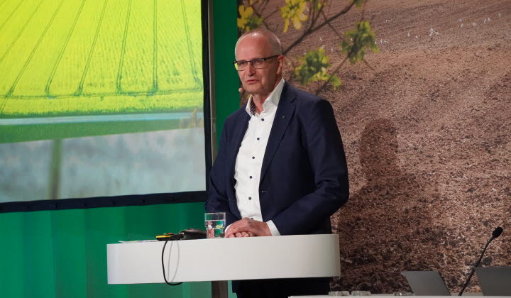 Palle Borgström inledningstalar på riksförbundsstämman 2025.