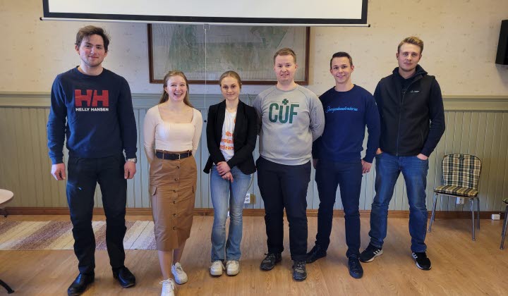 LRF Ungdomen Norrbotten med representanter från partiernas ungdomsförbund