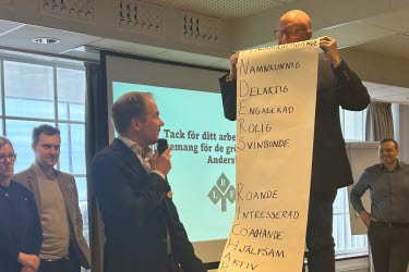avtackning av Anders