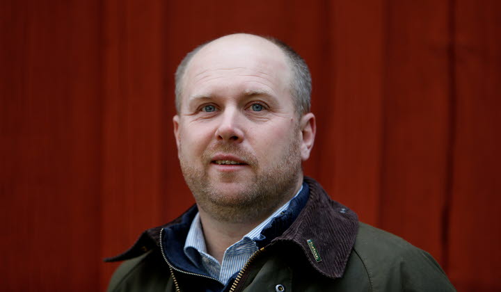 Johan Lagerholm, ordförande för LRF Södermanland.