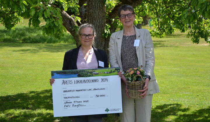 Årets lokalavdelning Brunflo-Marieby, Östersund