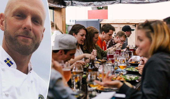 Gustav Arnell och LRF satsar på mer svenskproducerad mat på restaurangerna.