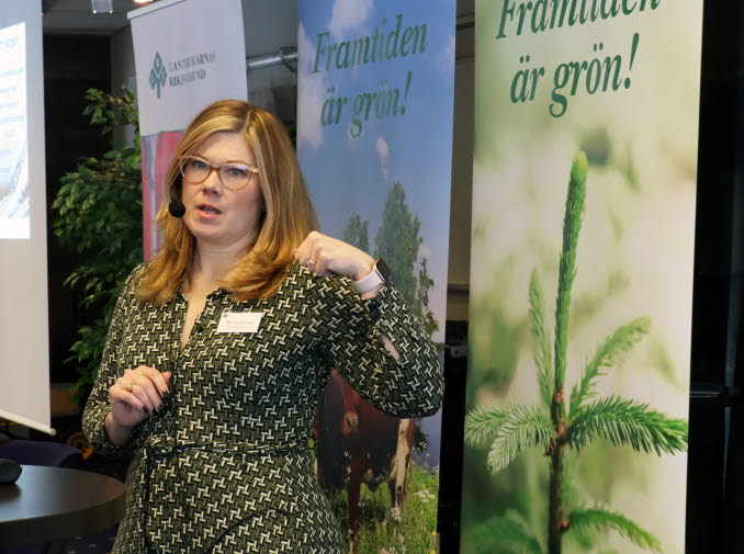 Mia Crafword från LRF Skogsägarna