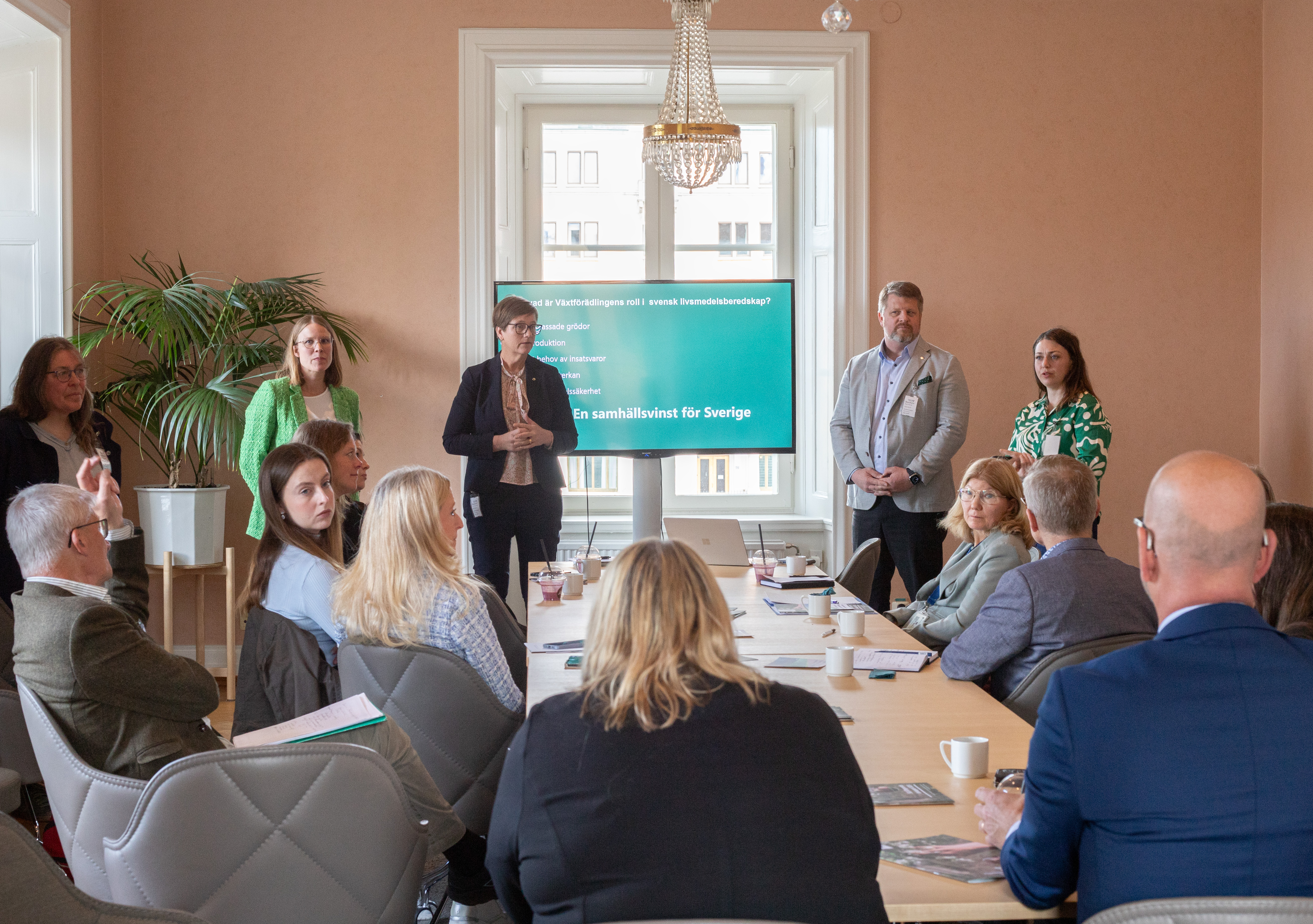 Bild från seminarium i riksdagen.