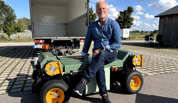 Lantbruksrobot provkörde på klustret