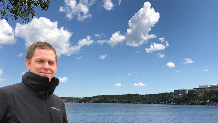 Erik Sandberg vid Hjälmaren