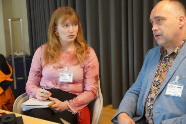 Akademimöte Klara Jolanki och Johan Eriksson