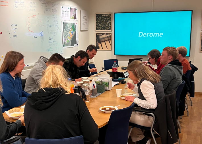 Studiebesök, sågverk Derome, LRF Ungdomen Halland