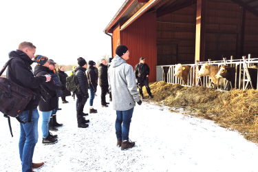 LRF Finspång träffar kommunen hos Mats Melvinger, Melby gård.