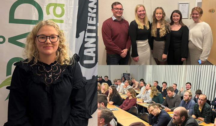 Collage av bilder från årsmötet