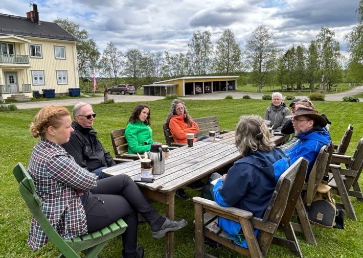 Politikerträff på Malgomajgården