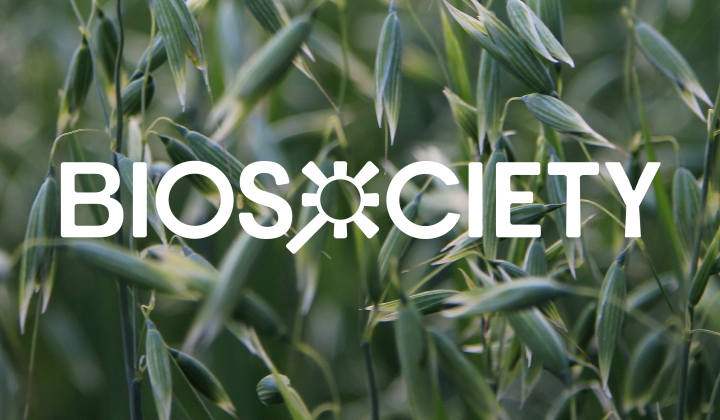 Biosociety logotyp på bakgrund