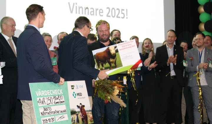 Årets nötköttsföretagare, nationellt